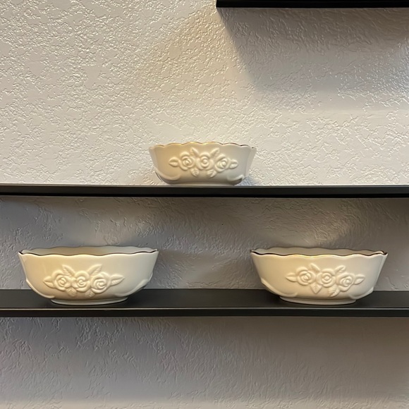 Lenox rose candy dishes - Picture 2 of 5